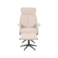 LABEL51 Fauteuils Verdal - Naturel - Boucle - Incl. Hocker