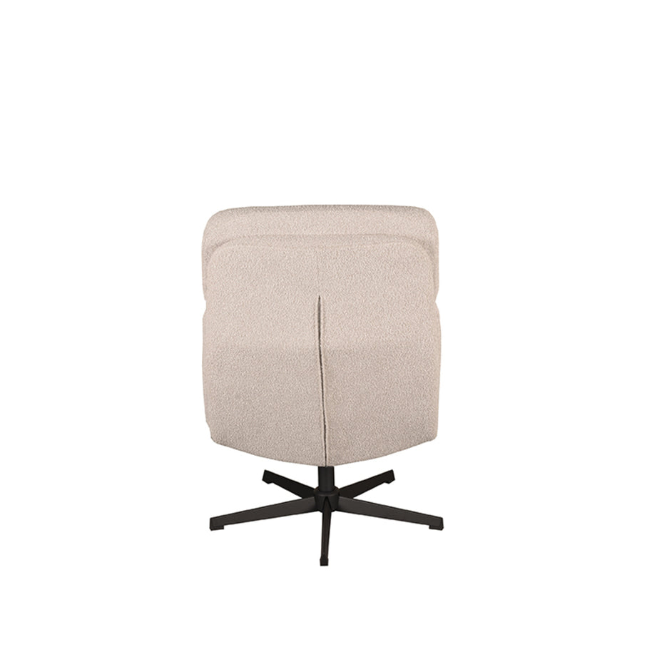 LABEL51 Fauteuils Alvar - Naturel - Boucle - Incl. Hocker