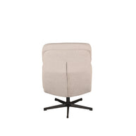 LABEL51 Fauteuils Alvar - Naturel - Boucle - Incl. Hocker
