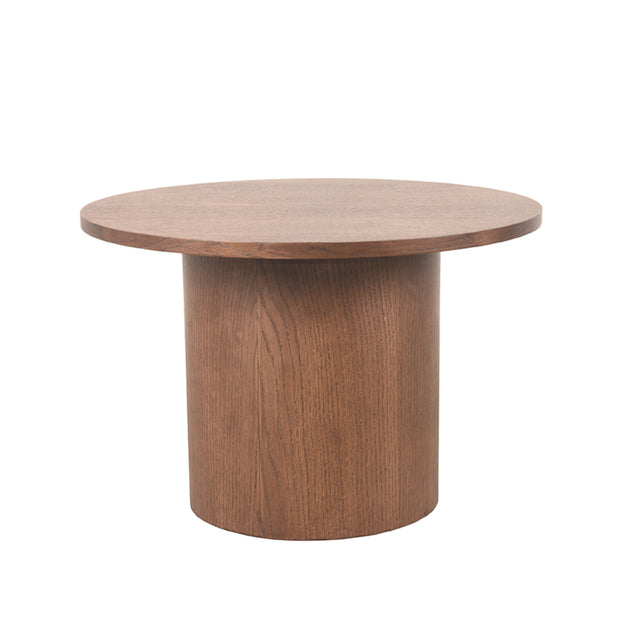 LABEL51 Salontafels Oliva - Walnoot - Eiken - 60 cm - Rond