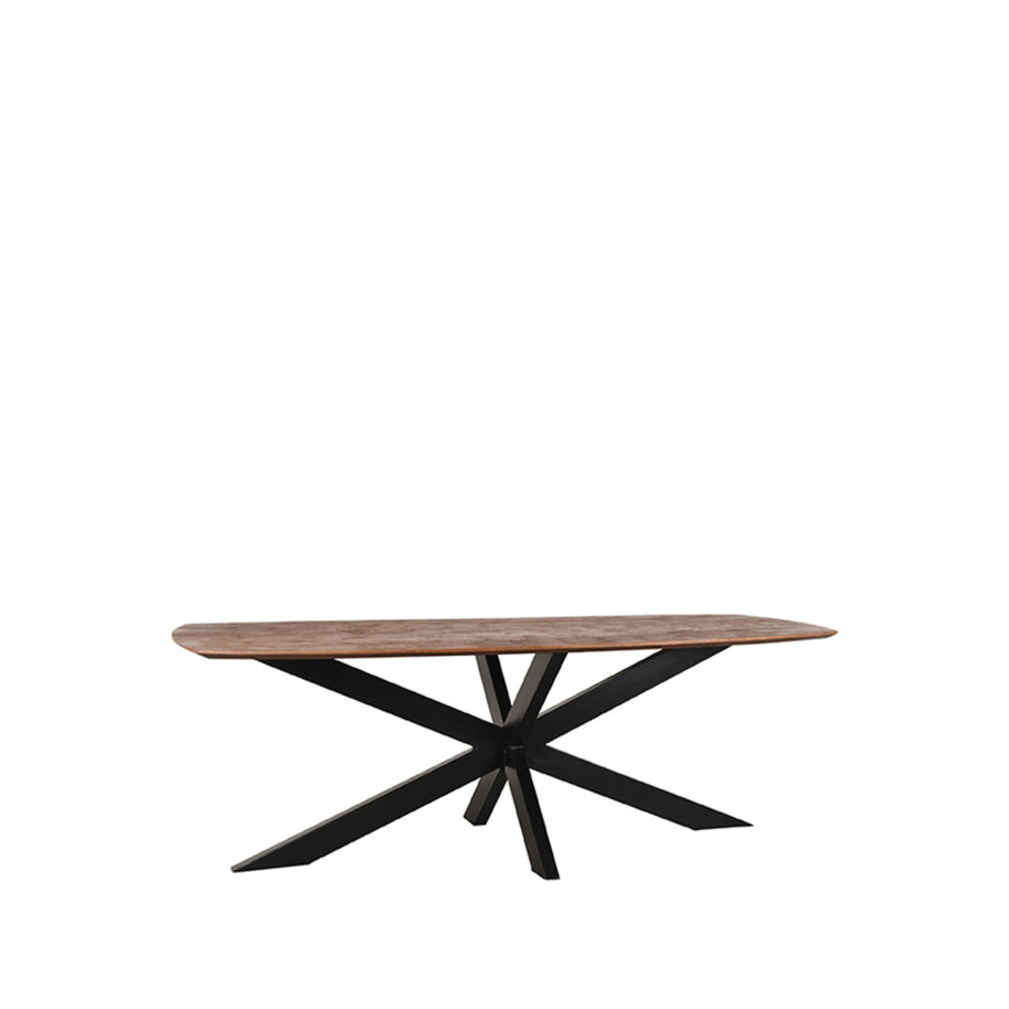 LABEL51 Eetkamertafels Zane - Espresso - Mangohout - 160 cm
