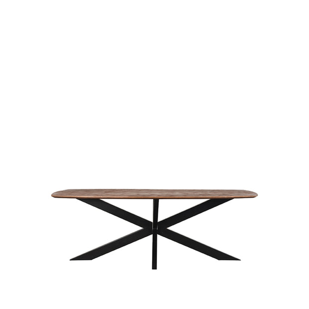 LABEL51 Eetkamertafels Zane - Espresso - Mangohout - 160 cm