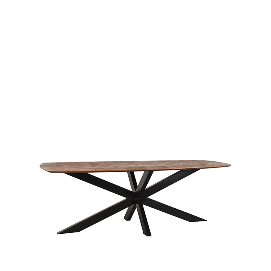 LABEL51 Eetkamertafels Zane - Espresso - Mangohout - 190 cm
