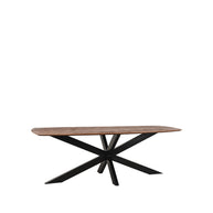 LABEL51 Eetkamertafels Zane - Espresso - Mangohout - 190 cm