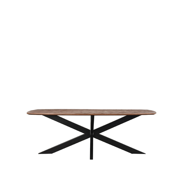 LABEL51 Eetkamertafels Zane - Espresso - Mangohout - 190 cm