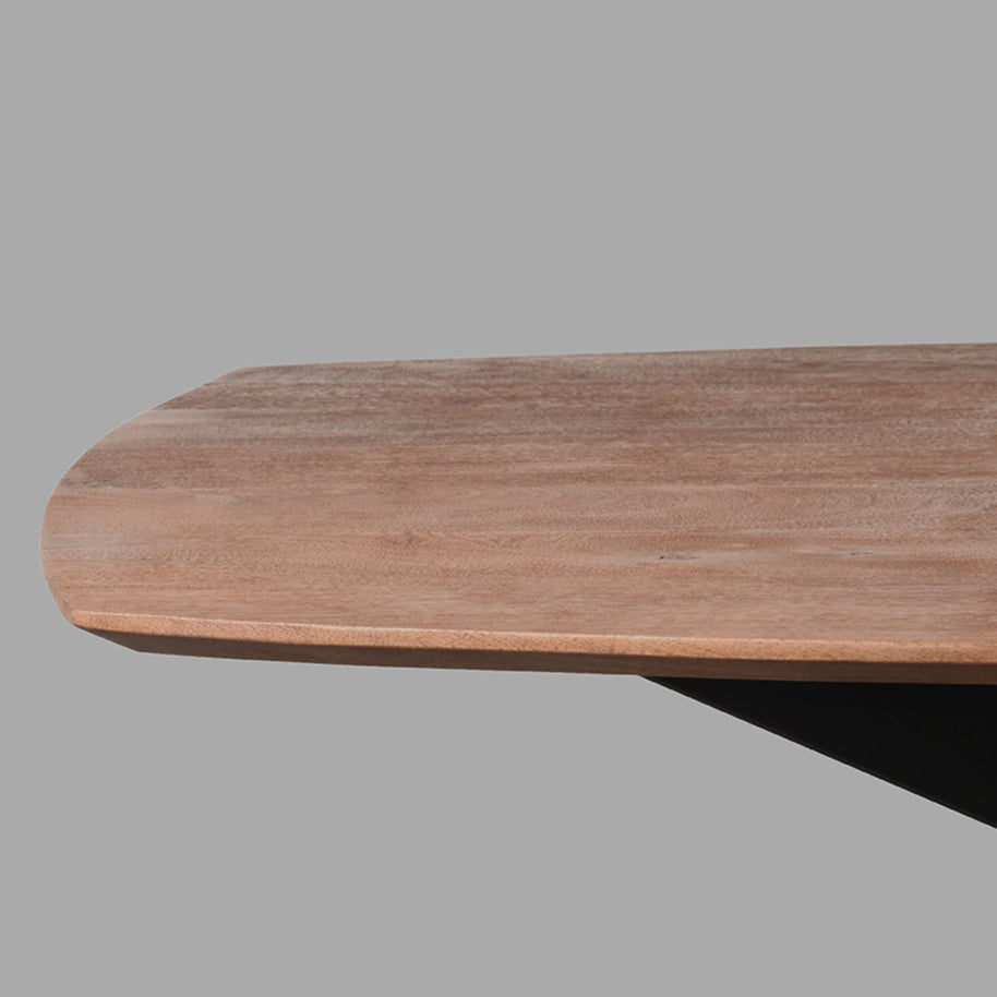 LABEL51 Eetkamertafels Zane - Espresso - Mangohout - 190 cm