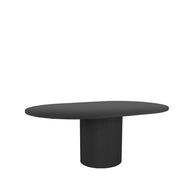 LABEL51 Eetkamertafels Oliva - Zwart - Eiken - 150-200 cm - Uitschuifbaar