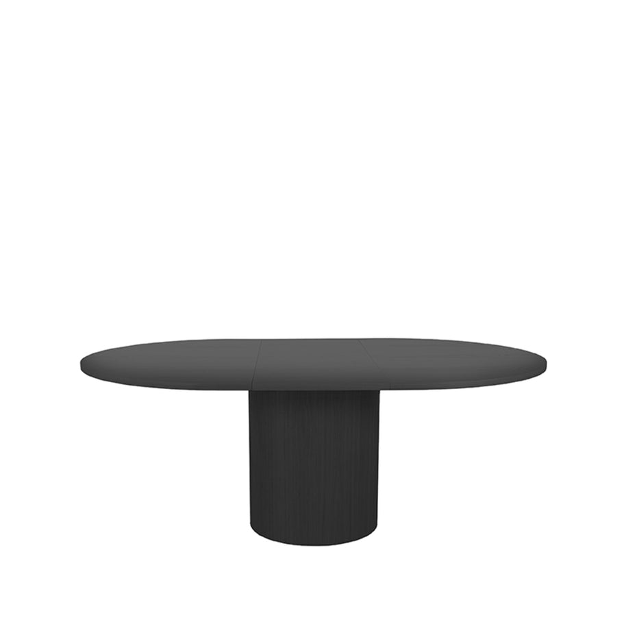 LABEL51 Eetkamertafels Oliva - Zwart - Eiken - 150-200 cm - Uitschuifbaar