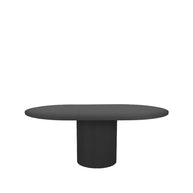 LABEL51 Eetkamertafels Oliva - Zwart - Eiken - 150-200 cm - Uitschuifbaar