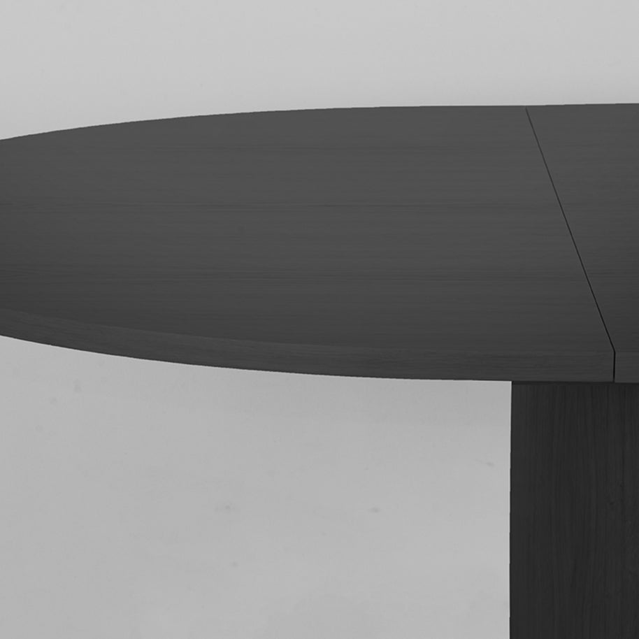 LABEL51 Eetkamertafels Oliva - Zwart - Eiken - 150-200 cm - Uitschuifbaar