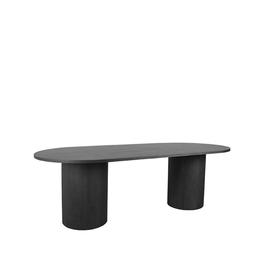 LABEL51 Eetkamertafels Oliva - Zwart - Eiken - 240 cm