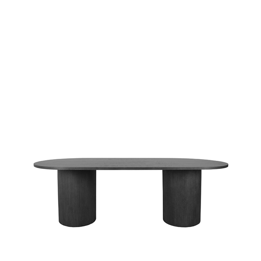 LABEL51 Eetkamertafels Oliva - Zwart - Eiken - 240 cm
