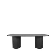 LABEL51 Eetkamertafels Oliva - Zwart - Eiken - 240 cm