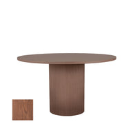 LABEL51 Eetkamertafels Oliva - Walnoot - Eiken - 130 cm - Rond