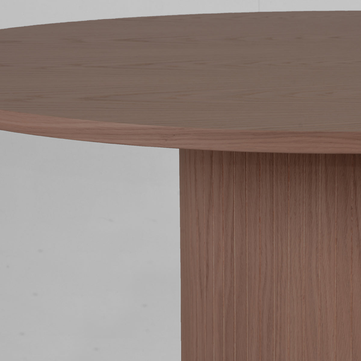 LABEL51 Eetkamertafels Oliva - Walnoot - Eiken - 130 cm - Rond