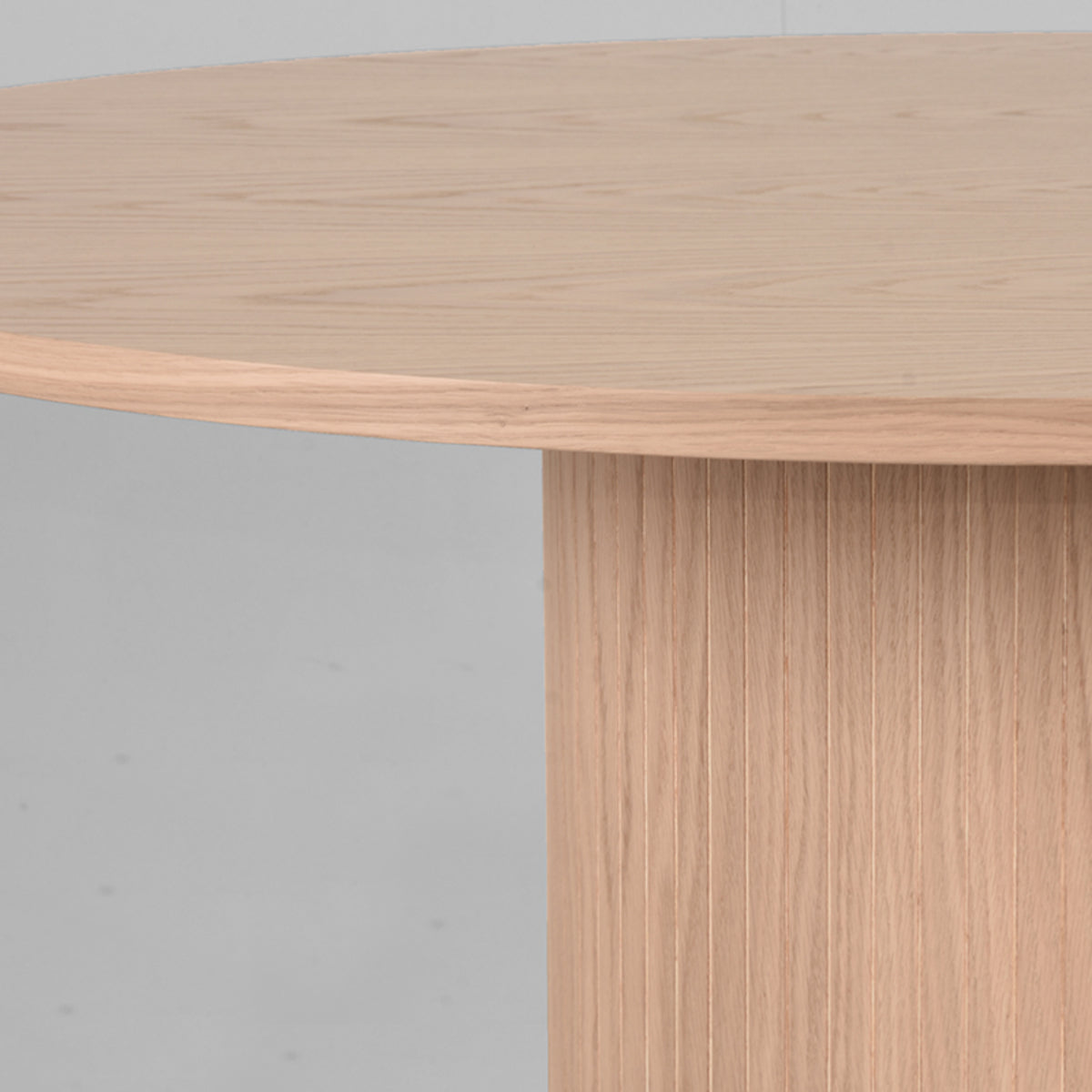 LABEL51 Eetkamertafels Oliva - Naturel - Eiken - 130 cm - Rond