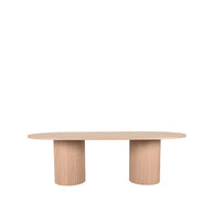 LABEL51 Eetkamertafels Oliva - Naturel - Eiken - 240 cm