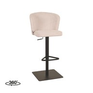 LABEL51 Barkrukken Wave - Naturel - Boucle - Gaslift