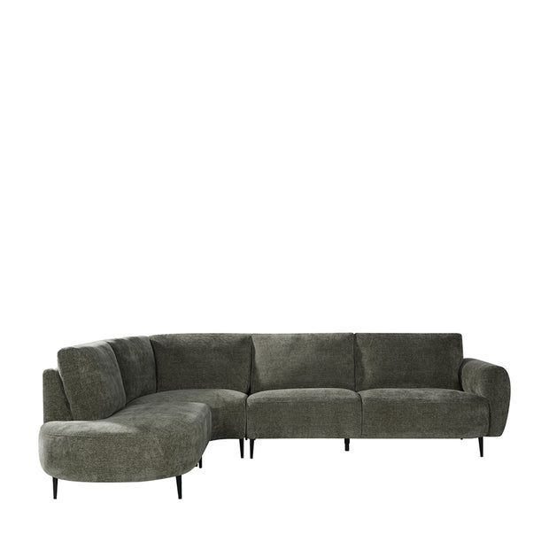 LABEL51 Hoekbanken Milano - Hunter - Chenille - Hoekbank Links