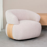 LABEL51 Fauteuils Valenza - Naturel - Boucle - One Size