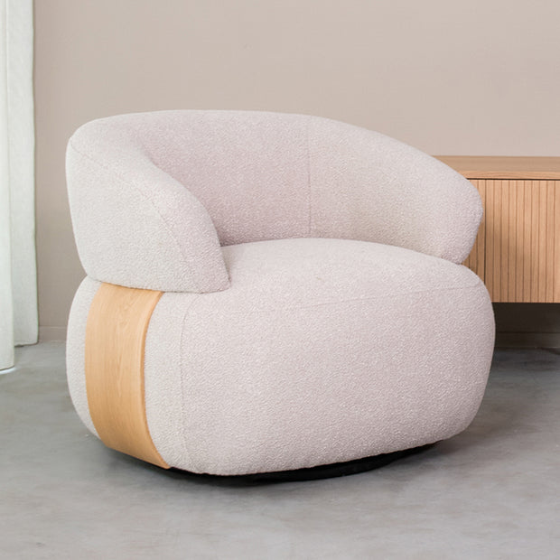 LABEL51 Fauteuils Valenza - Naturel - Boucle - One Size