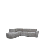 LABEL51 Hoekbanken Espen - Stone - Chenille - Hoekbank Links