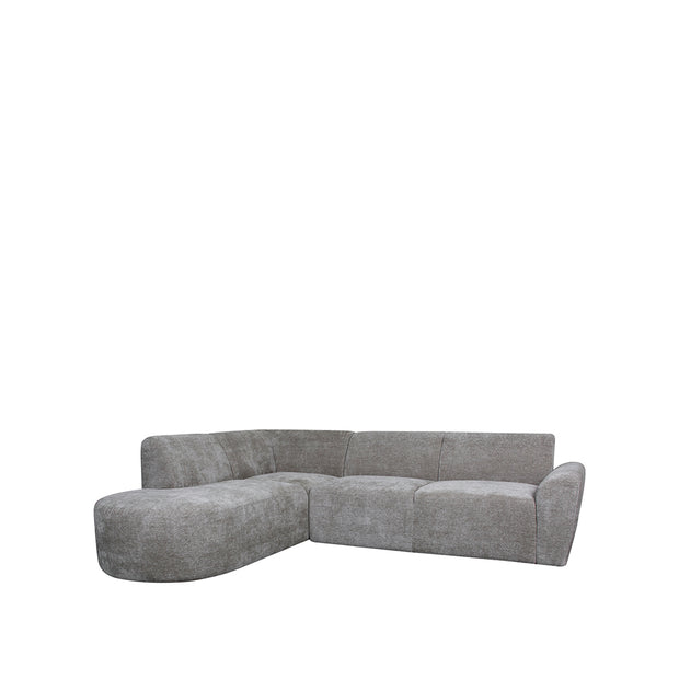 LABEL51 Hoekbanken Espen - Stone - Chenille - Hoekbank Links