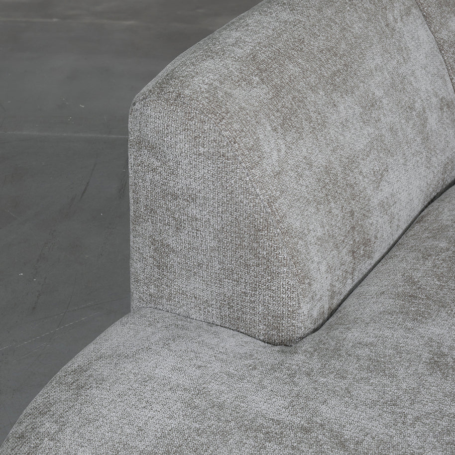 LABEL51 Hoekbanken Espen - Stone - Chenille - Hoekbank Links