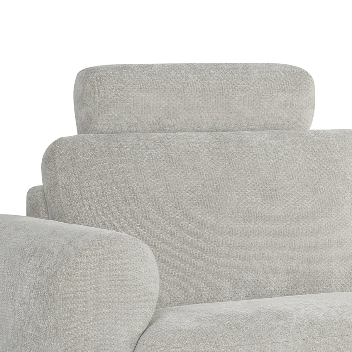 LABEL51 Sierkussens Milano - Naturel - Chenille - Hoofdsteun