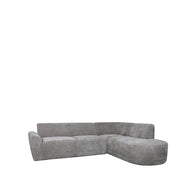 LABEL51 Hoekbanken Espen - Stone - Chenille - Hoekbank Rechts