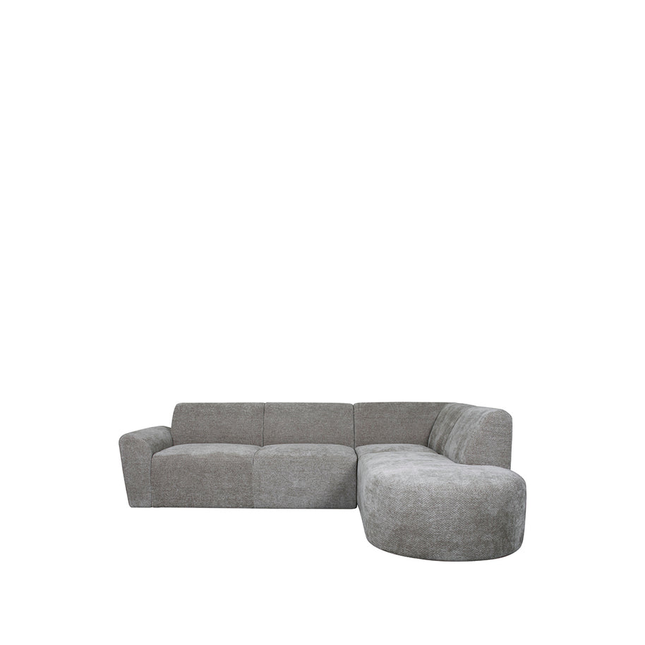 LABEL51 Hoekbanken Espen - Stone - Chenille - Hoekbank Rechts
