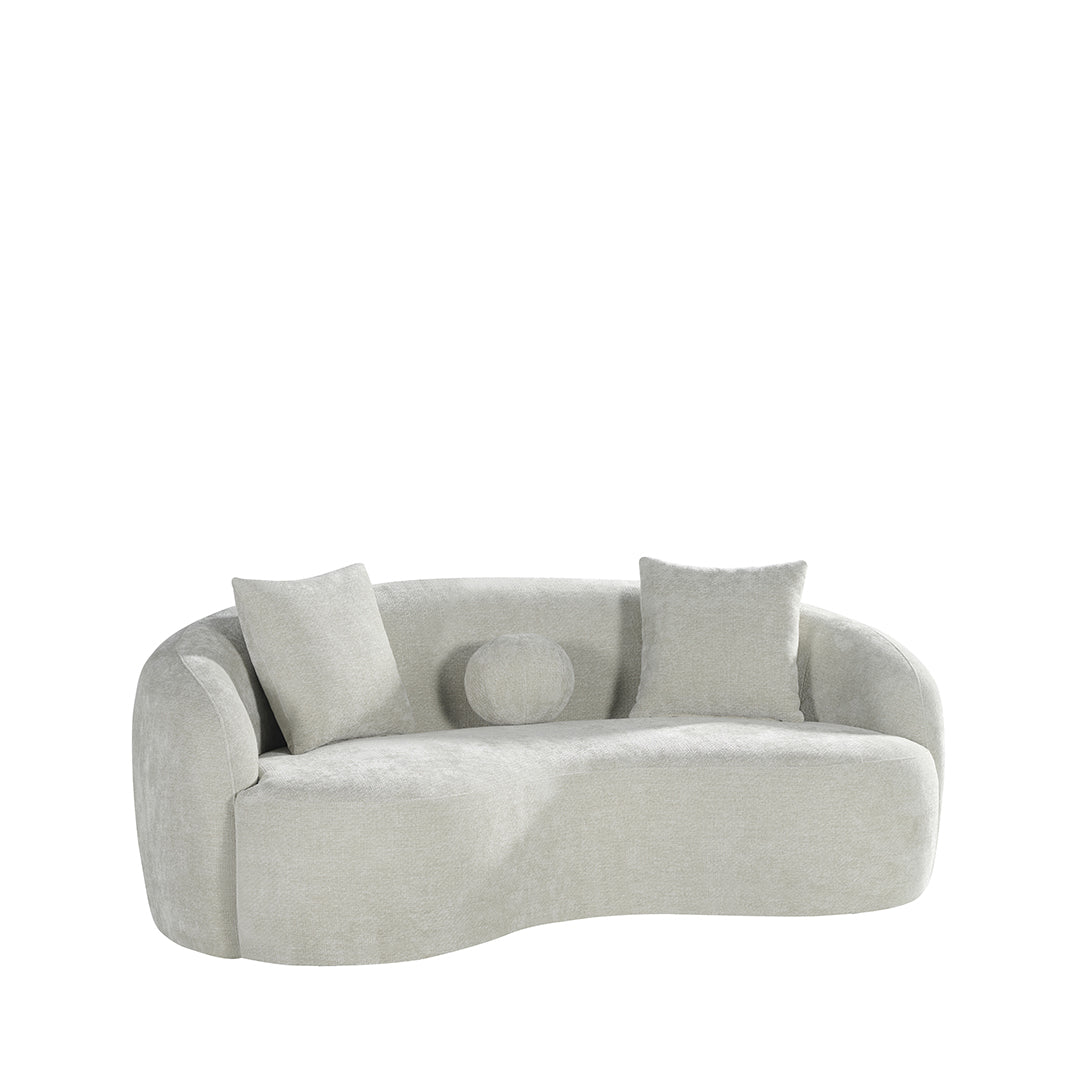 LABEL51 Banken Novo - Naturel - Chenille - 2,5-Zits