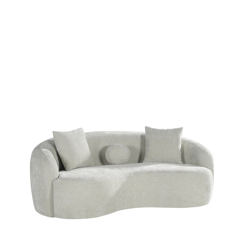 LABEL51 Banken Novo - Naturel - Chenille - 2,5-Zits
