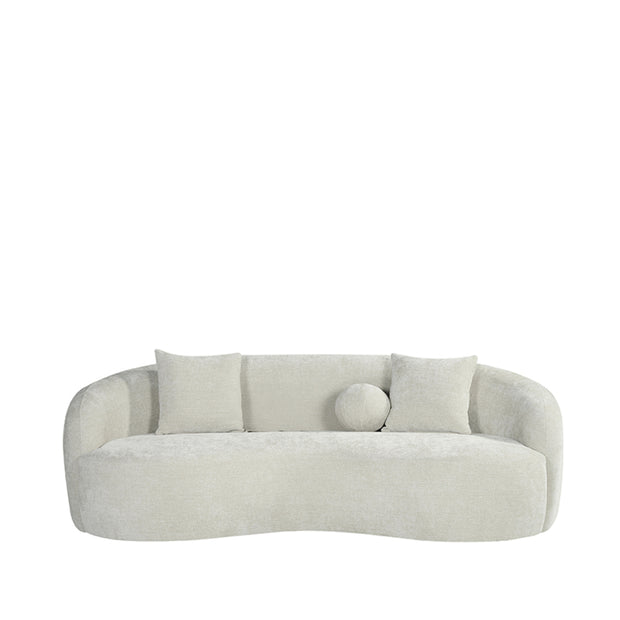 LABEL51 Banken Novo - Naturel - Chenille - 2,5-Zits