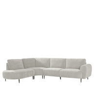 LABEL51 Hoekbanken Milano - Naturel - Chenille - Hoekbank Links