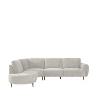 LABEL51 Hoekbanken Milano - Naturel - Chenille - Hoekbank Links