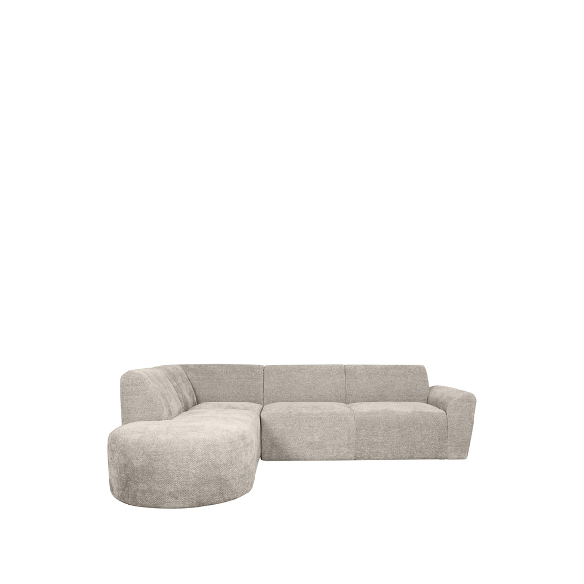 LABEL51 Hoekbanken Espen - Naturel - Chenille - Hoekbank Links