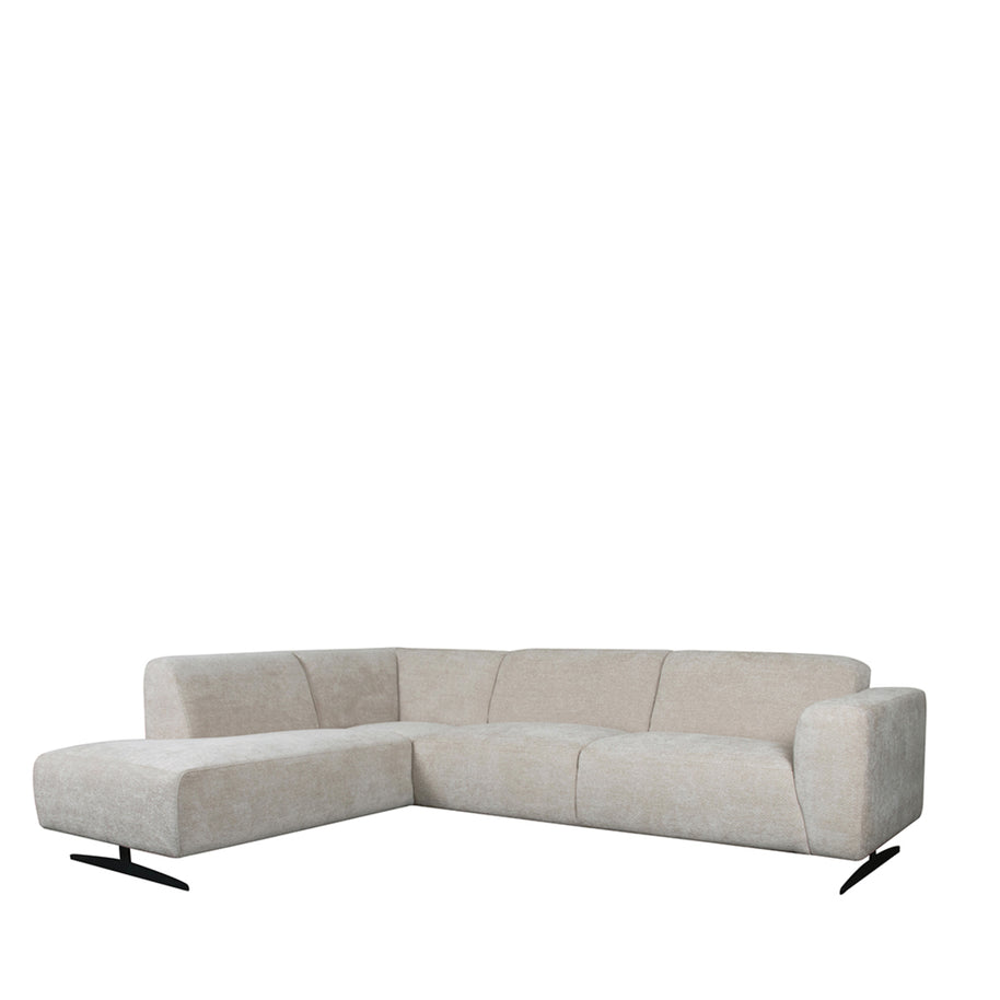 LABEL51 Hoekbanken Rodano - Naturel - Chenille - Hoekbank Links