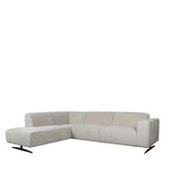 LABEL51 Hoekbanken Rodano - Naturel - Chenille - Hoekbank Links