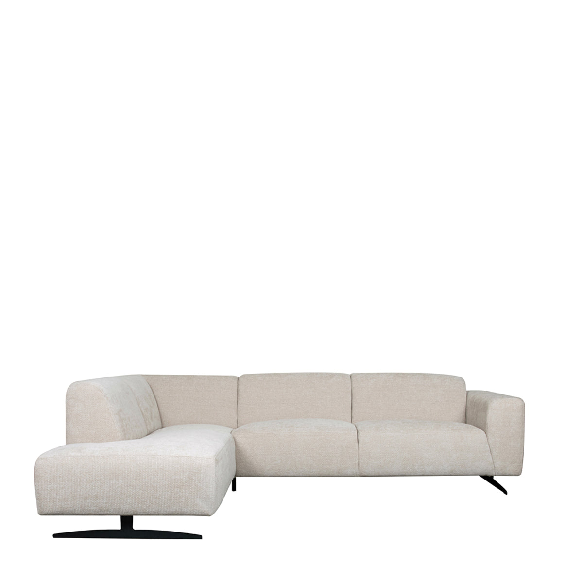 LABEL51 Hoekbanken Rodano - Naturel - Chenille - Hoekbank Links