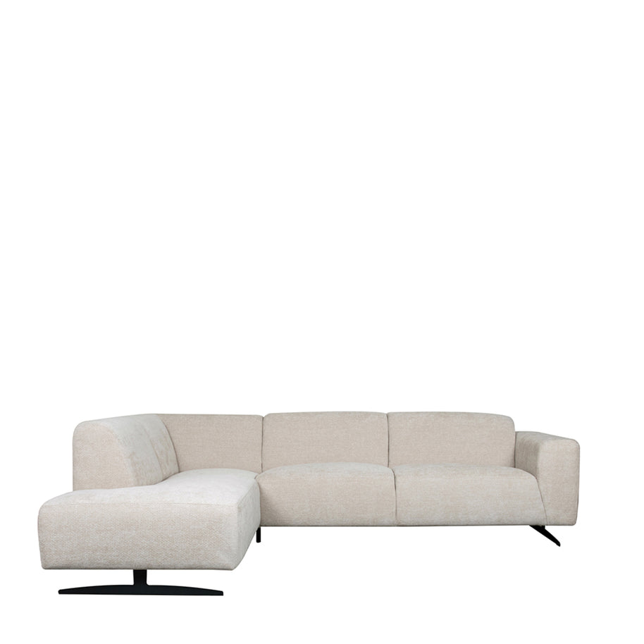 LABEL51 Hoekbanken Rodano - Naturel - Chenille - Hoekbank Links