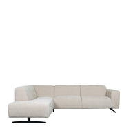 LABEL51 Hoekbanken Rodano - Naturel - Chenille - Hoekbank Links