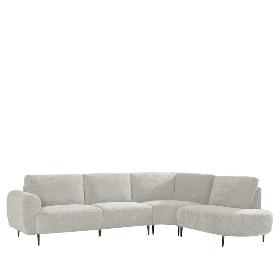LABEL51 Hoekbanken Milano - Naturel - Chenille - Hoekbank Rechts