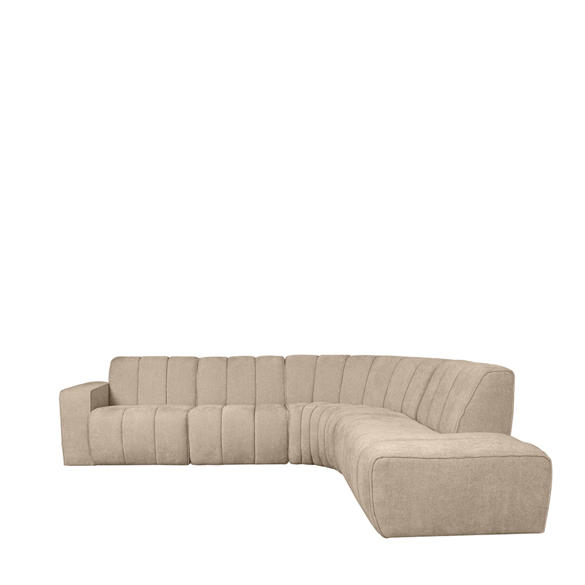 LABEL51 Hoekbanken Vitoro - Clay - Chenille - Hoekbank Rechts