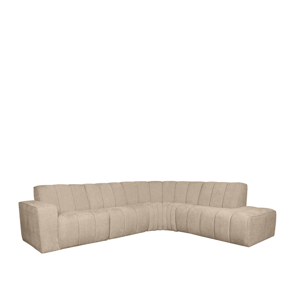 LABEL51 Hoekbanken Vitoro - Clay - Chenille - Hoekbank Rechts