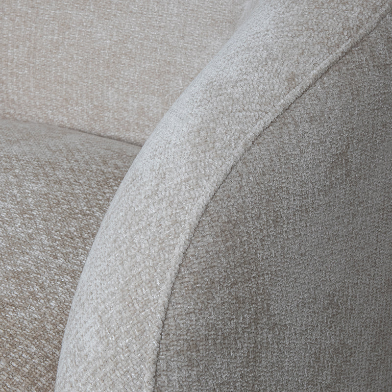 LABEL51 Fauteuils Alby - Naturel - Chenille - 1-Zits