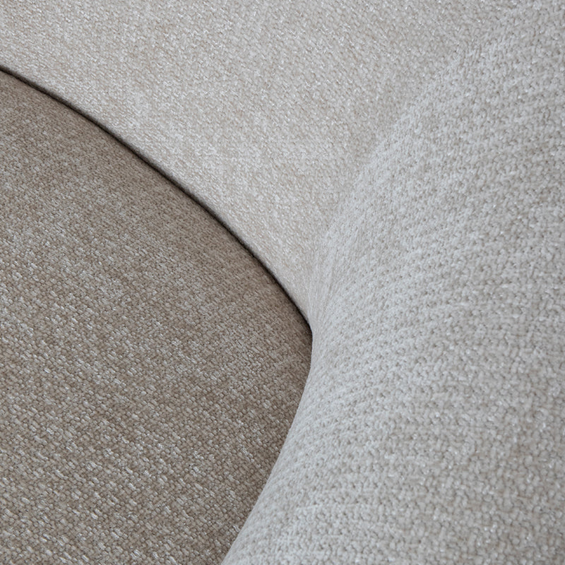 LABEL51 Fauteuils Alby - Naturel - Chenille - 1-Zits