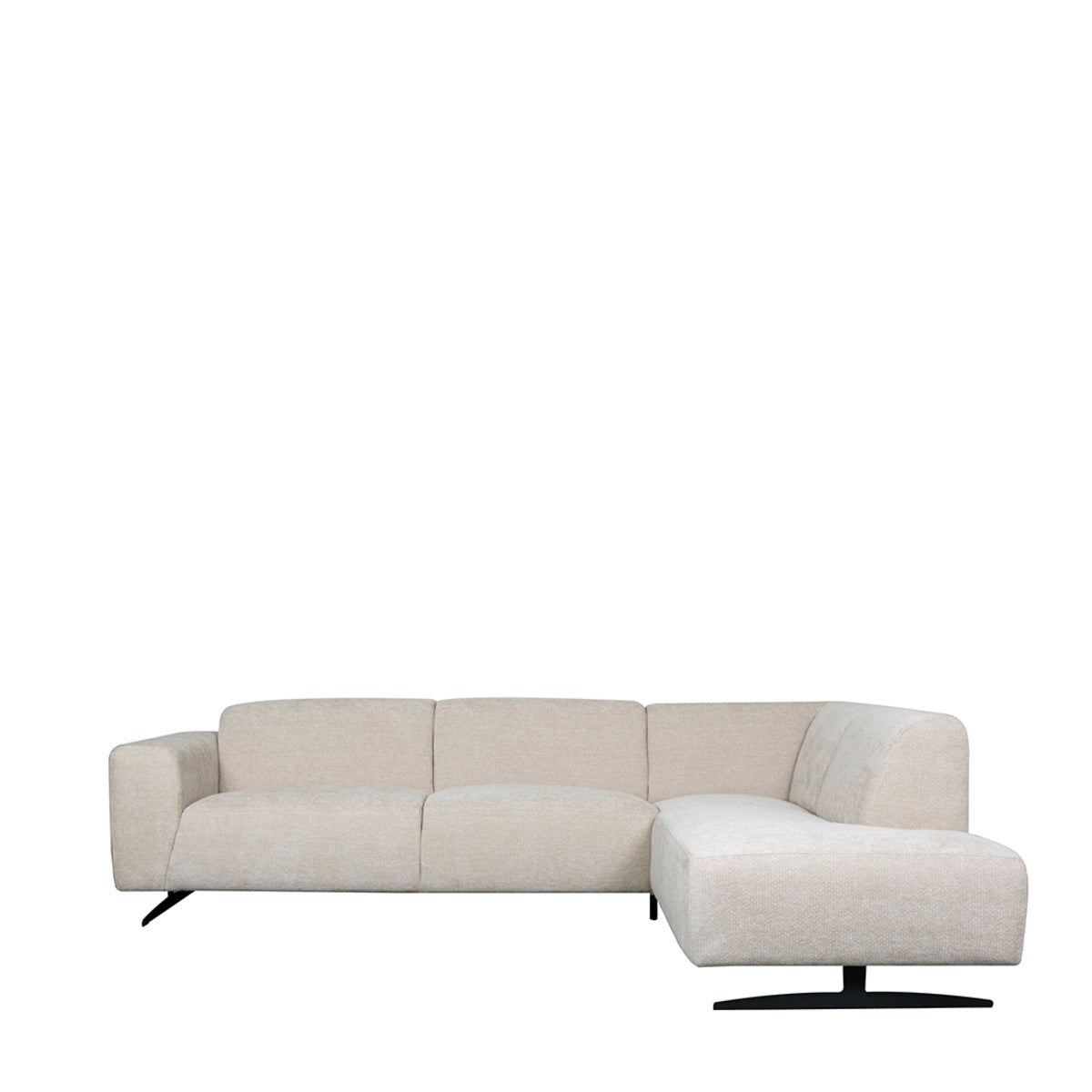 LABEL51 Hoekbanken Rodano - Naturel - Chenille - Hoekbank Rechts