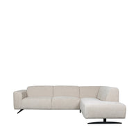 LABEL51 Hoekbanken Rodano - Naturel - Chenille - Hoekbank Rechts