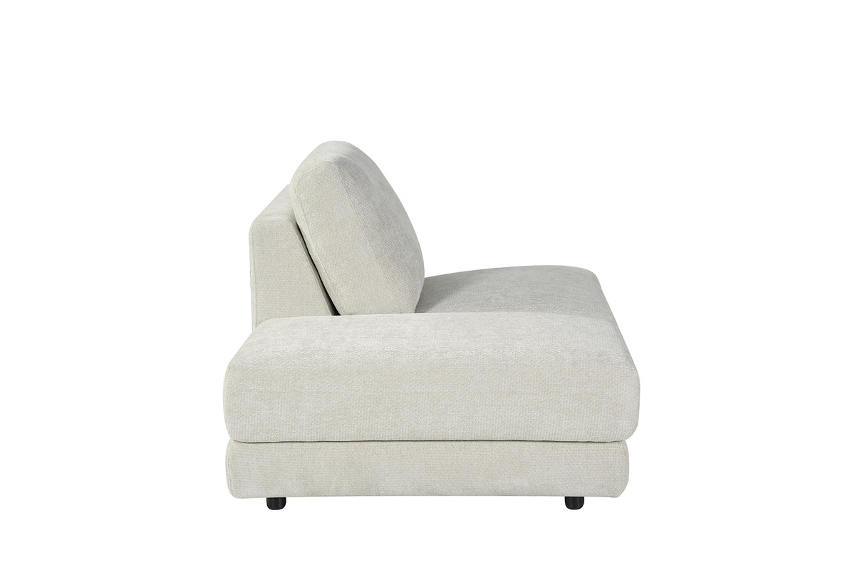 LABEL51 Banken Tivoli - Naturel - Chenille - Ottomane Links